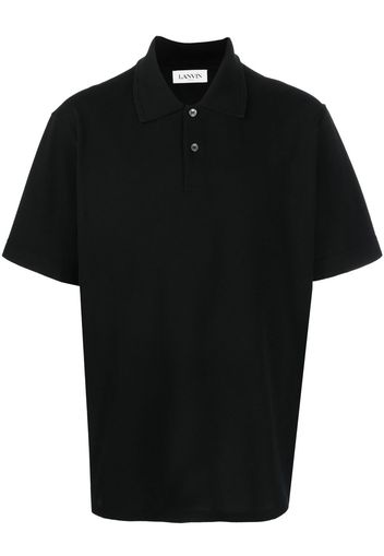 Lanvin cotton polo shirt - Schwarz