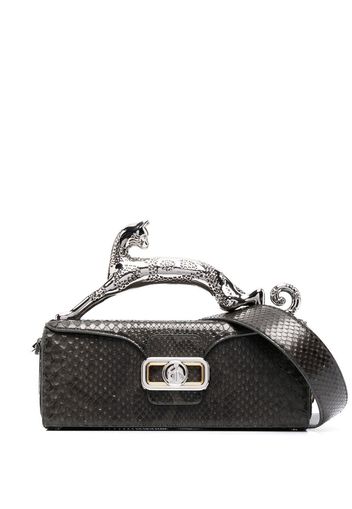 Lanvin snakeskin mini tote - Grau