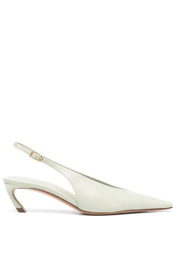 Lanvin 60mm pointed-toe slingback pumps - Grün