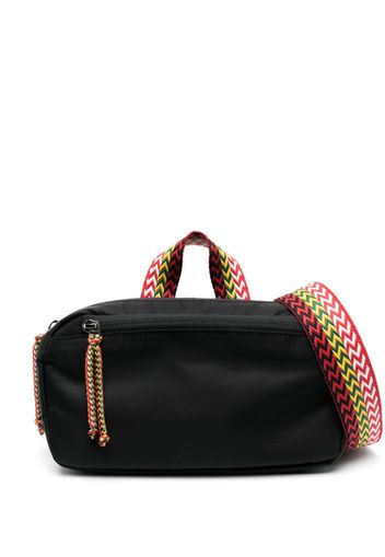 Lanvin chevron woven pattern belt bag - Schwarz