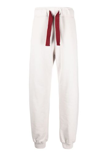 Lanvin drawstring cotton track pants - Nude