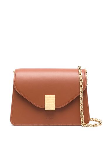 Lanvin Concerto leather crossbody bag - Braun