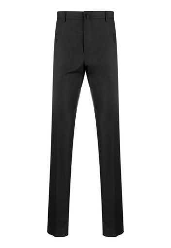 Lanvin virgin wool slim-cut trousers - Grau