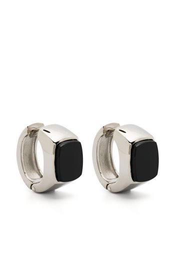 Lanvin gemstone cushion cufflinks - Silber