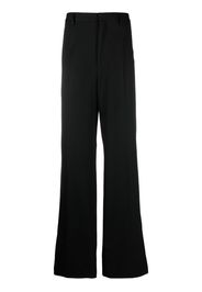 LANVIN wide-leg wool trousers - Schwarz