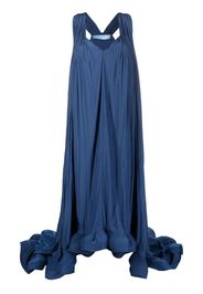 LANVIN ruffled hem dress - Blau