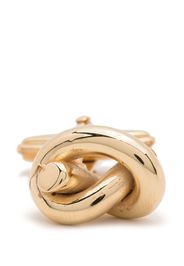 Lanvin twisted metal cufflinks - Gold