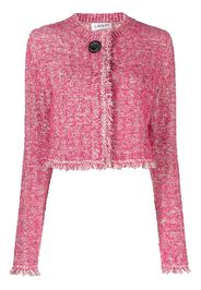 Lanvin bouclé knit cropped jacket - Rosa