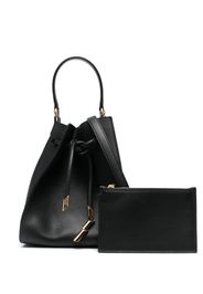 Lanvin leather bucket bag - Schwarz