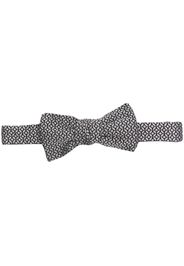 Lanvin patterned-jacquard silk bow - Schwarz