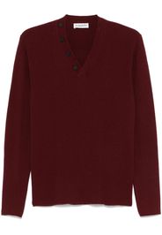 Lanvin Pullover mit Zierknöpfen - Rot