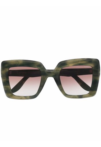 Lapima Teresa Oversized-Sonnenbrille - Schwarz