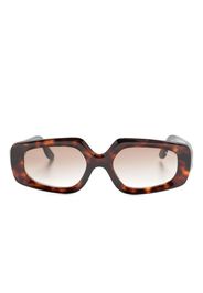 Lapima Joana rectangle-frame sunglasses - Braun