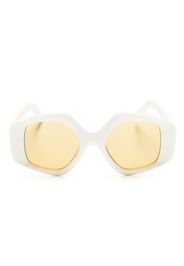 Lapima Stella oversized-frame sunglasses - Weiß