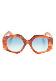 Lapima Stella oversized-frame sunglasses - Braun