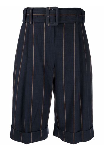 Lardini pinstripe tailored bermuda shorts - Blau