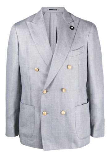 Lardini Double-breasted Blazer - Grau