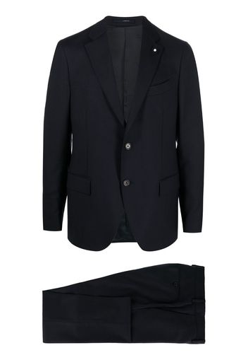 Lardini single-breasted slim-cut suit - Blau