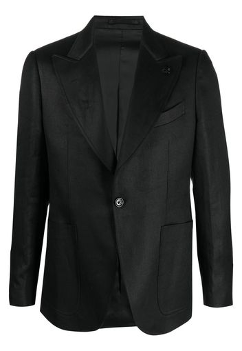 Lardini single-breasted blazer - Schwarz