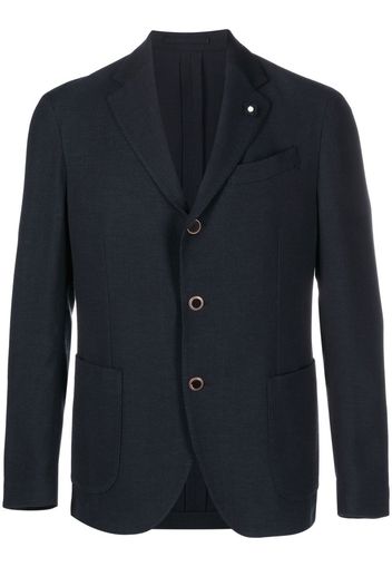 Lardini single-breasted buttoned blazer - Blau