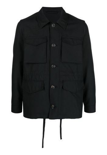 Lardini military shirt jacket - Schwarz