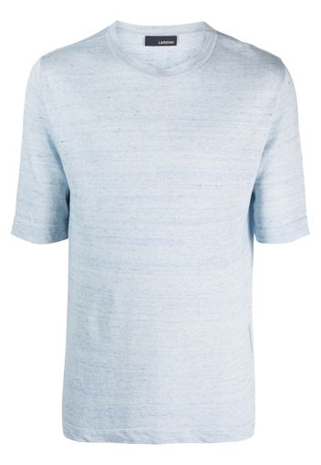 Lardini fine-knit T-shirt - Blau