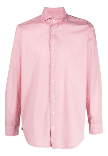 Lardini long-sleeve cotton shirt - Rosa