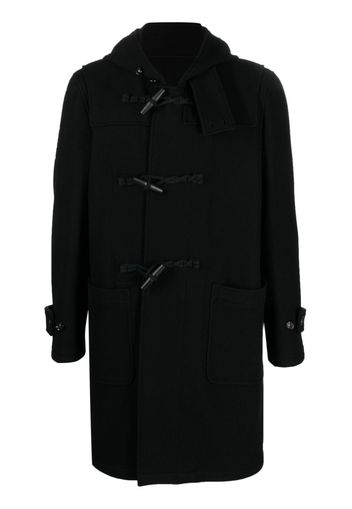 Lardini Dufflecoat mit Kapuze - Schwarz