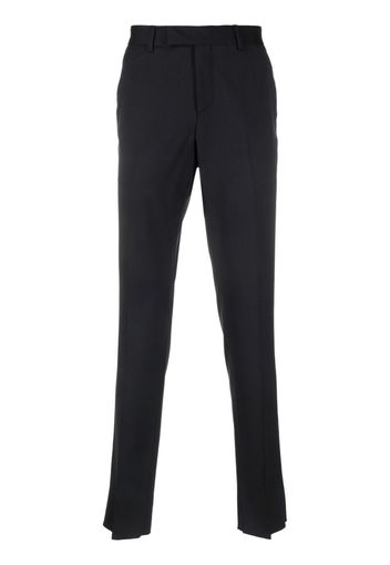 Lardini slim-cut wool trousers - Blau