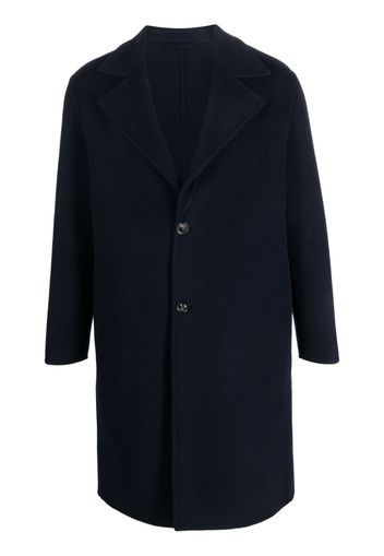 Lardini single-breasted wool-blend coat - Blau