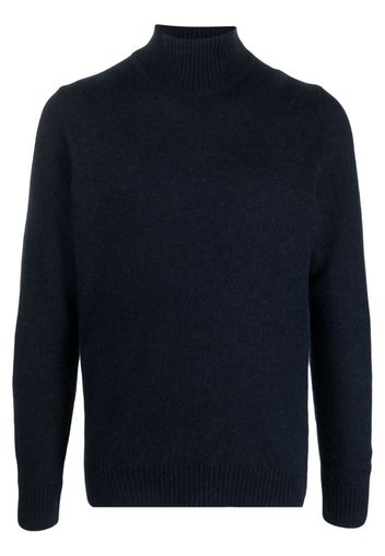 Lardini fine-knit roll-neck jumper - Blau