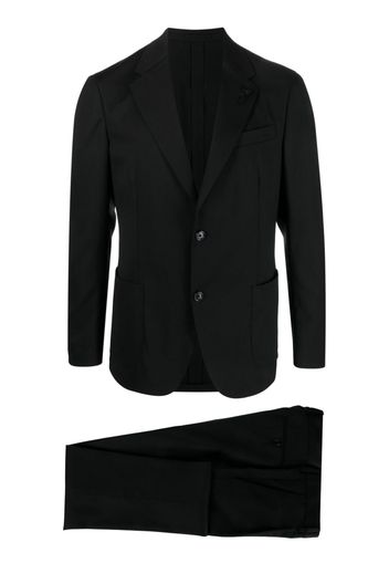 Lardini single-breasted two-piece suit - Schwarz