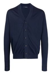 Lardini button-up knitted cardigan - Blau