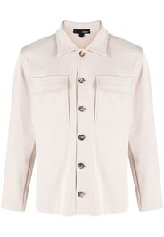 Lardini button-down fastening shirt jacket - Nude
