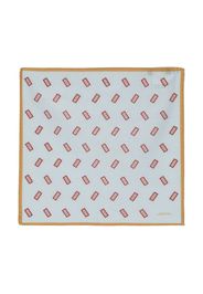 Lardini geometric-print pocket scarf - Blau