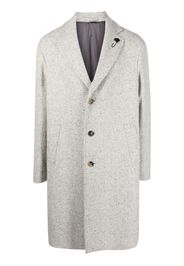 Lardini Einreihiger Mantel mit Knöpfen - Grau