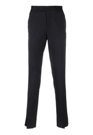 Lardini slim-cut wool trousers - Blau