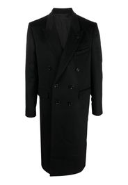 Lardini Attitude woven double-breasted coat - Schwarz