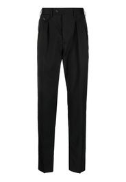 Lardini pleated-waist chino trousers - Schwarz