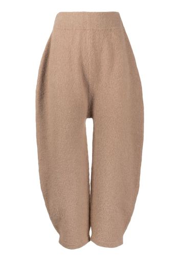 Lauren Manoogian felted cropped trousers - Braun