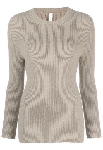 Lauren Manoogian ribbed-knit round-neck jumper - Grün