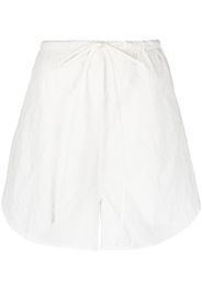 Lauren Manoogian wide-leg drawstring shorts - Weiß