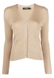 Lauren Ralph Lauren Denzel long-sleeve cardigan - Nude