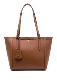 Lauren Ralph Lauren Clare leather tote bag - Braun