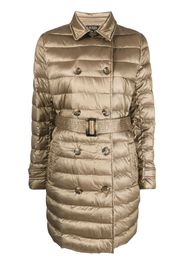 Lauren Ralph Lauren belted-waist padded coat - Gold