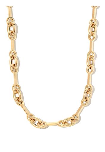 Lauren Rubinski 14kt yellow gold mixed-link necklace