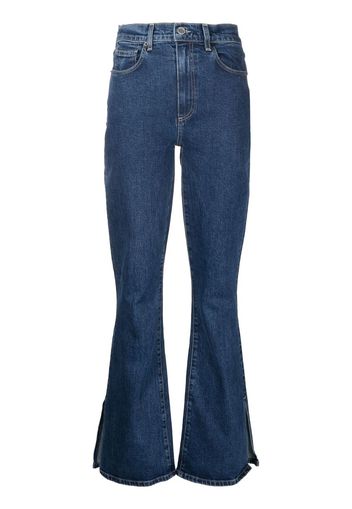 Le Jean Stella flared-leg jeans - Blau