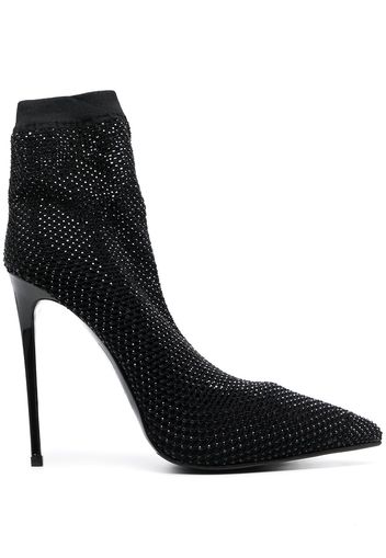 Le Silla Pumps mit Kristallen - Schwarz