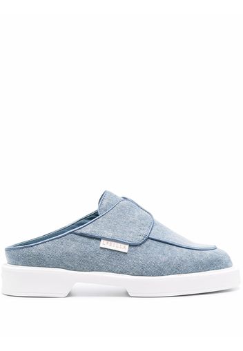 Le Silla Yacht almond-toe mules - Blau