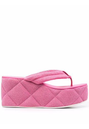 Le Silla open-toe wedge sandals - Rosa